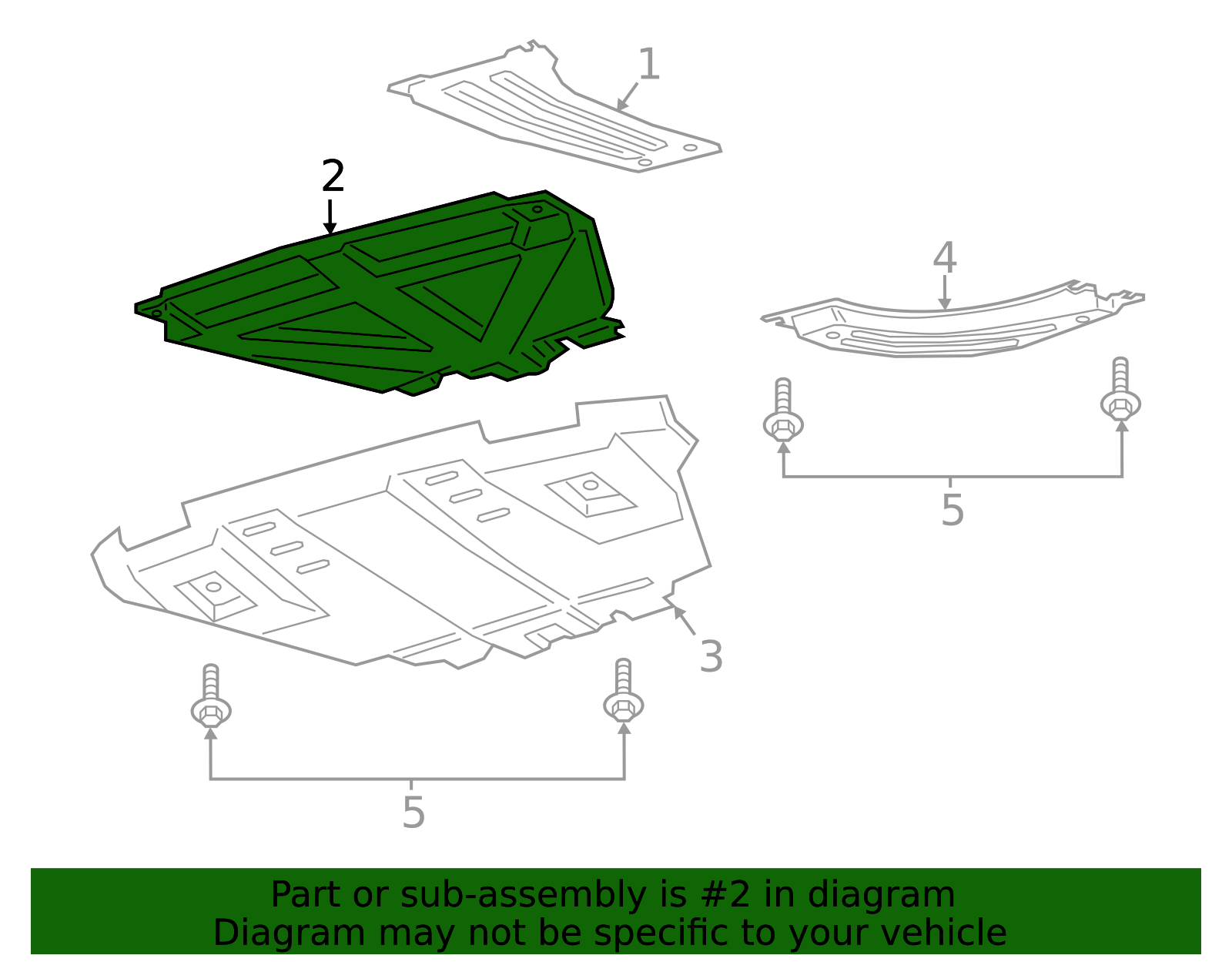 KB3Z-5D032-A - Skid Plate 2019-2023 Ford Ranger | Ford Parts Direct