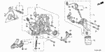 14535R70A00 - Engine: PLATE, TIMING BELT STOPPER for Honda Image