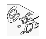 ZZCA4439Z - Brakes: Backing Plate for Mazda: Tribute Image