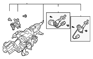 LC3Z3C529F - : Steering Column for Ford: F-350 Super Duty Image