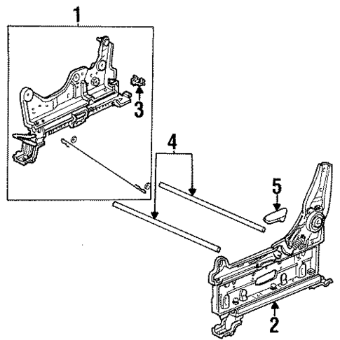 Tracks & Components for 1998 Isuzu Oasis #2