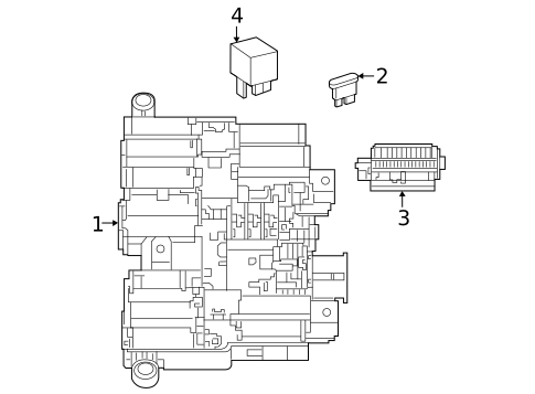 Fuse & Relay for 2007 Mercedes-Benz CLK350 #4