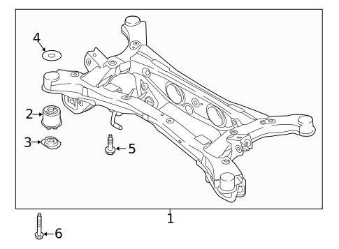 Suspension Mounting for 2017 Hyundai Tucson #1