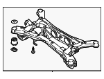 55405D3250 - Suspension: Suspension Crossmember Assembly for Hyundai: Tucson Image