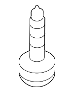 N10666302 - Body: Sun Visor Screw for Porsche Image