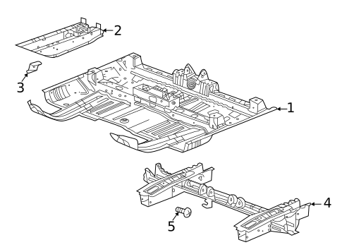 Floor & Rails for 2022 Chevrolet Equinox #0