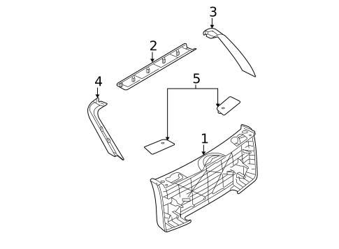 Interior Trim for 2007 Saab 9-3 #0