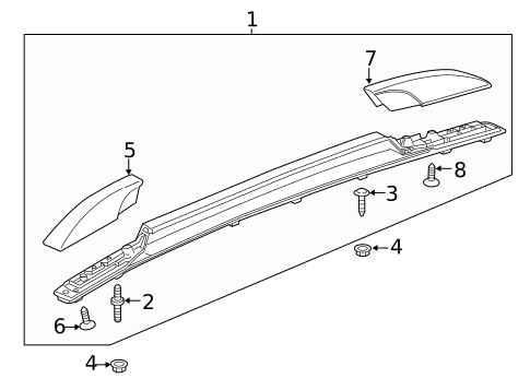 Luggage Carrier for 2021 Chevrolet Trax #0