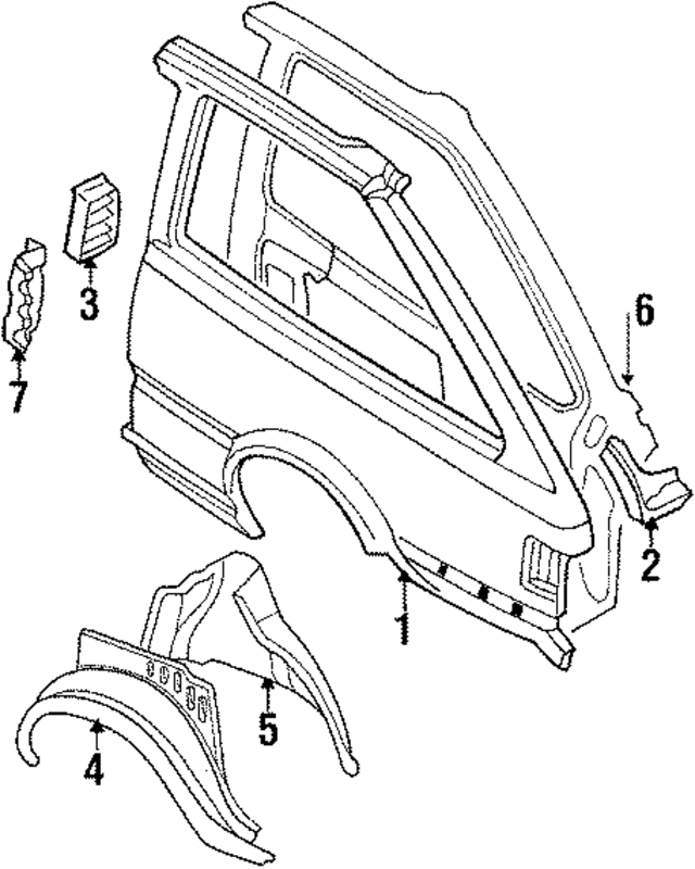 76842W1800 - : Air Vent Grille for Nissan Image