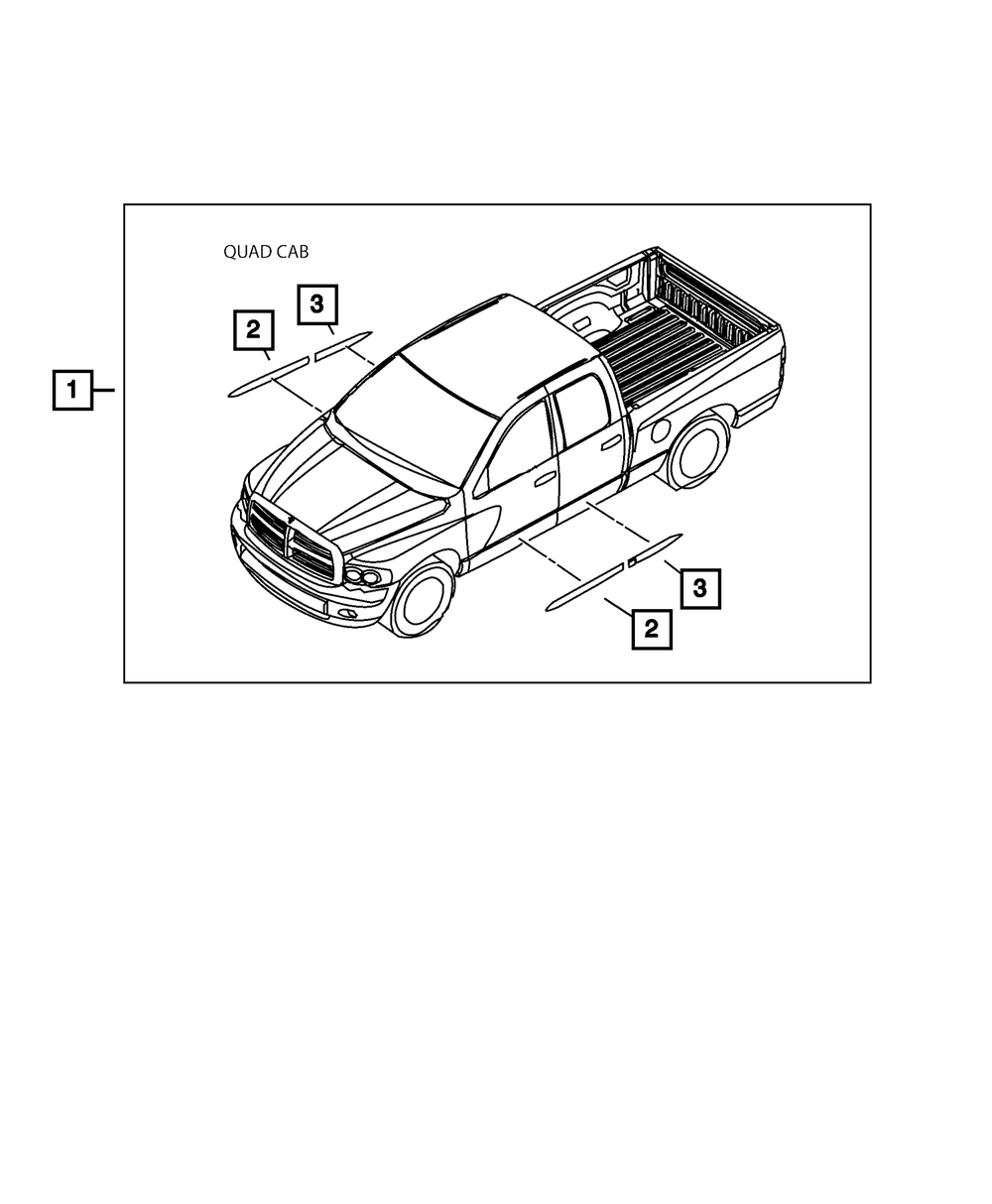 Bodyside Decor Kit - Mopar (82209224)