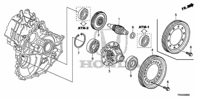 AT Differential for 2012 Honda Civic #0