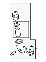LR097159 - Engine: Oil Filter Housing for Land Rover: Defender 110, Defender 90, Discovery, Discovery Sport, Range Rover, Range Rover Evoque, Range Rover Sport, Range Rover Velar Image