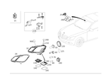 2128204561 - Electrical System: Lamp Unit for Mercedes-Benz Image