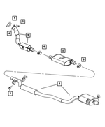 4880670AC - Exhaust: Catalytic Converter for Mopar Image