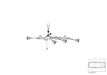 12517549051 - Engine Electrical System: Cable Harness Injectionvalve for BMW Image