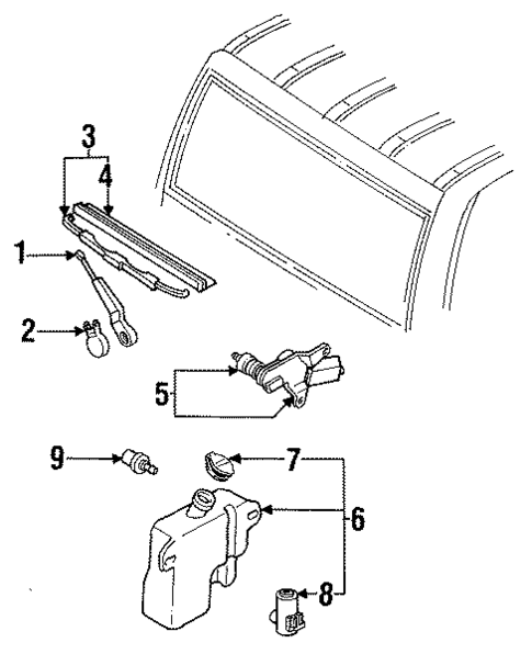 Wipers for 2000 Isuzu Trooper #1