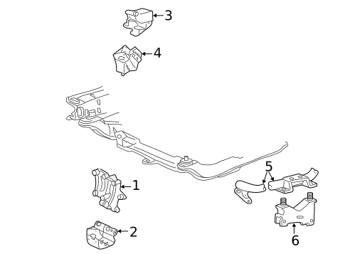Brackets, Flanges & Hangers for 1999 Ford Windstar #0