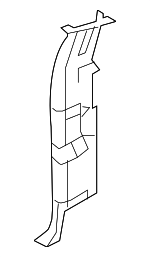 7C3Z28278D12AA - Body: Truck Cab Corner Trim Panel for Ford: F-250 Super Duty, F-350 Super Duty Image