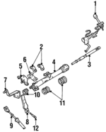 F88Z7210AA - Steering: Shift Lever for FORD Image