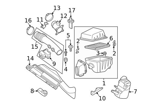 Air Intake for 2004 Nissan Maxima #0