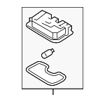 92850Q5000GYT - Body: Dome Lamp for Kia Image