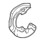 4778230270 - Brakes: Splash Shield for Lexus: GS Turbo, GS200t, GS300, GS350, GS450h, IS500, RC Turbo, RC200t, RC300, RC350 Image