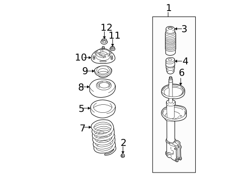 Struts & Components for 2007 Hyundai Tiburon #0