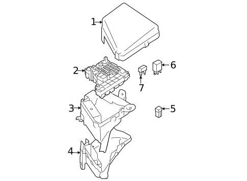 Flasher Units, Fuses, & Circuit Breakers for 2025 Subaru Crosstrek #0