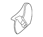 8H0881463A1YE - Body: Seat Hinge Cover for Audi: A4, A4 Quattro, RS4, S4 Image