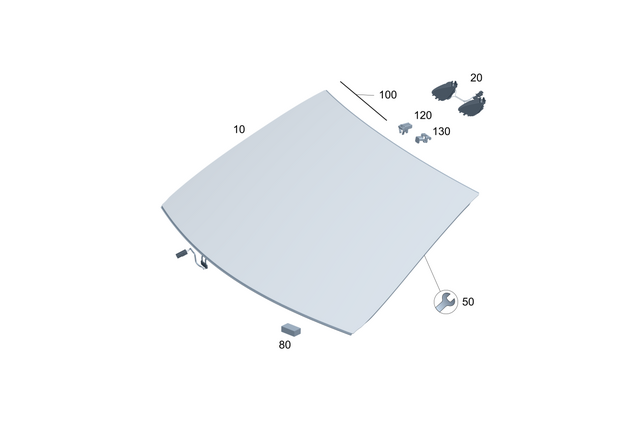 989390908 - Window System: Adhesive Tape for Mercedes-Benz Image image
