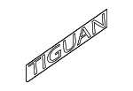 5N0853687B739 - Body: Nameplate for Volkswagen: Tiguan, Tiguan Limited Image