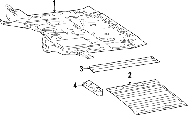 9066162700 - Body: Front Floor Pan for Mercedes-Benz Image image