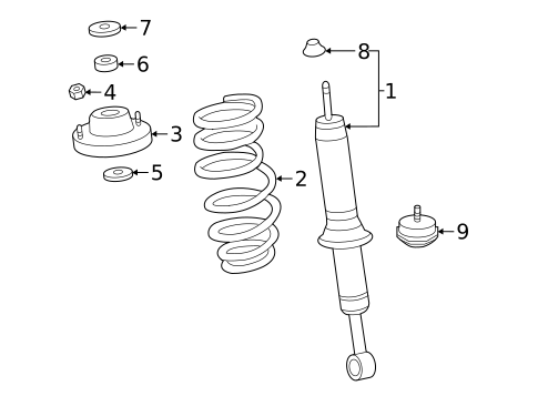Struts & Components for 2023 Toyota Tacoma #1