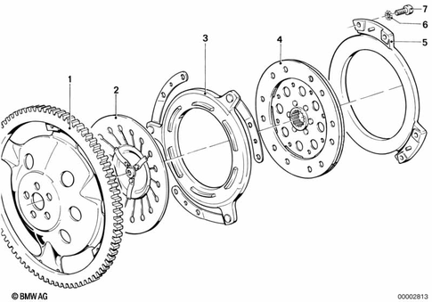 Clutch with Clutch Plate for 1993 BMW-Motorrad R 100 GS #0