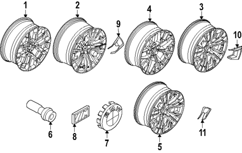 Wheels for 2025 BMW X3 #0