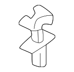 51718195811 - Body: Cowl Top Panel Rivet for BMW: 740i, 740iL, 750iL, X4 Image