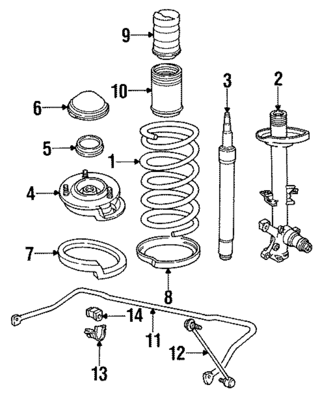 31331133649 - Suspension: Spring for BMW Image