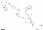 72118174388 - : Rear Upper Belt With Child Protection for BMW Image