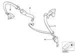 72118174390 - : Rear Upper Belt With Child Protection for BMW Image