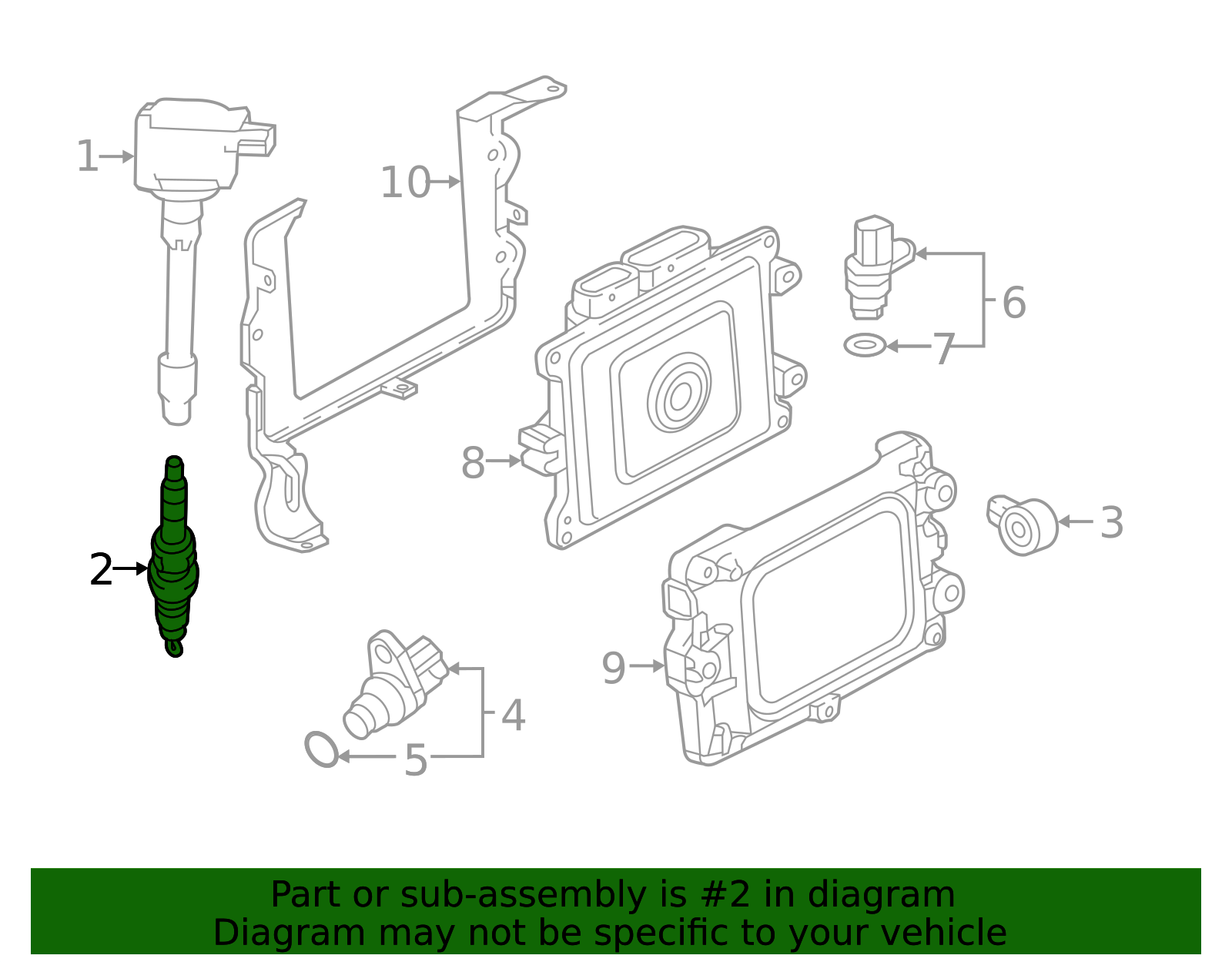 2017-2025 Honda Spark Plug 12290-5PA-A01 | Honda Parts Direct