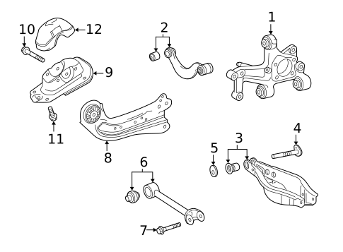 Rear Suspension for 2022 Toyota Corolla #0