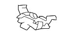 8721638000 - Body: Roof Molding Clip for Hyundai Image