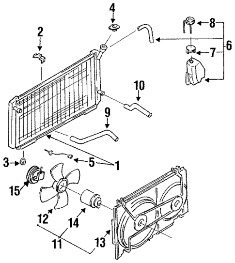 Belts & Pulleys for 1990 Nissan Sentra #0