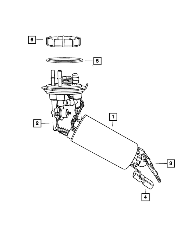 RL096149AB - Fuel: Fuel Pump/level Unit Module Kit for Mopar Image