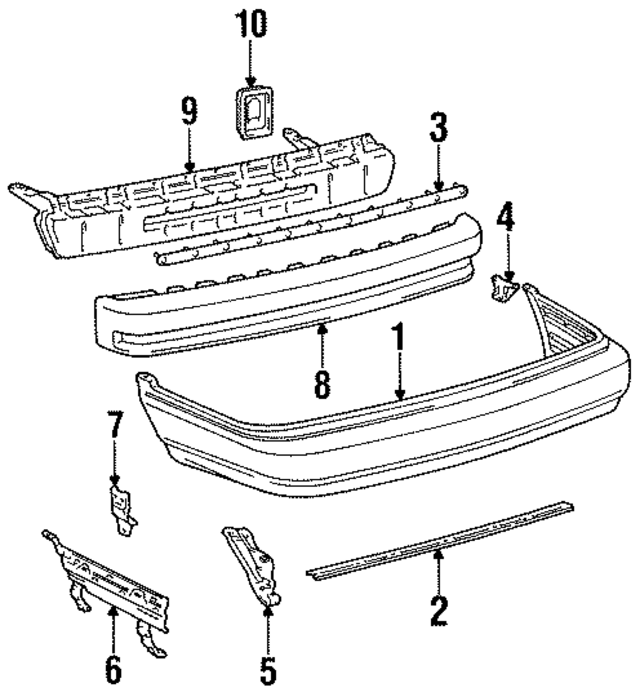 5206732040 - : Radiator Support Side Panel Bracket for Toyota Image