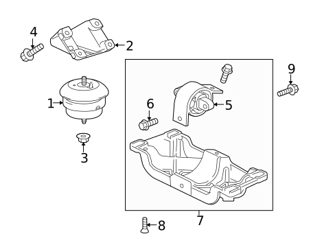 Engine Mounting for 2020 Jaguar F-Type #0