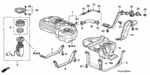 17652TR0003 - Electrical/Exhaust/Heater/Fuel: CLIP, FILLER TUBE (28.6MM) for Honda Image