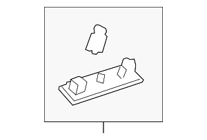 CV6Z5851749AA - Body: Quarter Panel Trim Cap for Ford Image