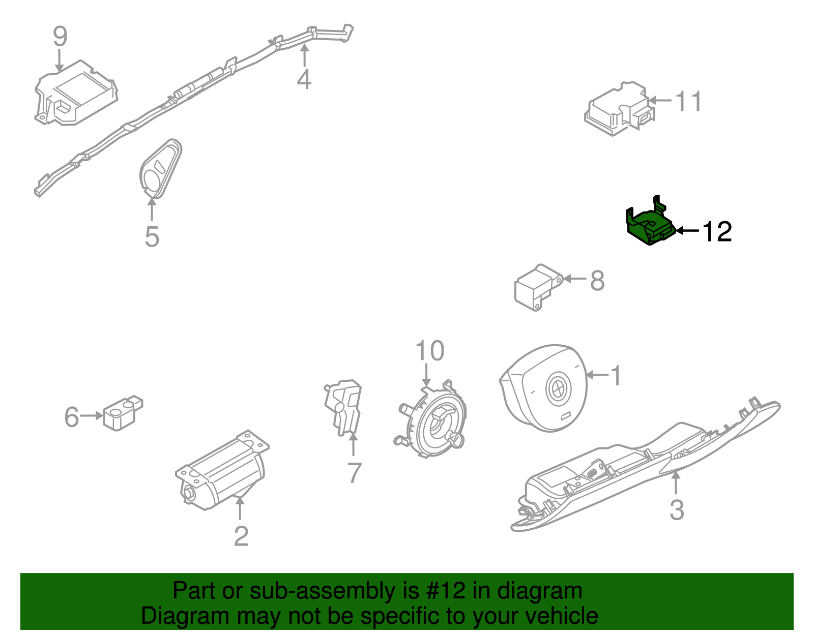 Sensor - BMW (72117266429)