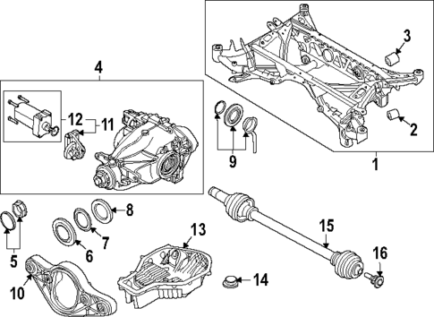 Axle & Differential for 2023 BMW M2 #0
